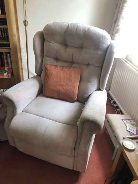 Photo of free Rise and recline arm chair + sofa + arm chair (The Grange NN11) #1