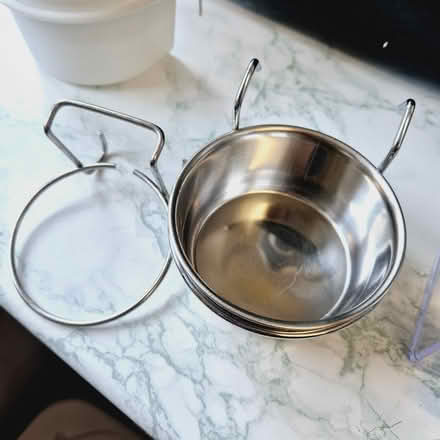 Photo of free Small animal bowl with holder (Bellingham SE6) #1