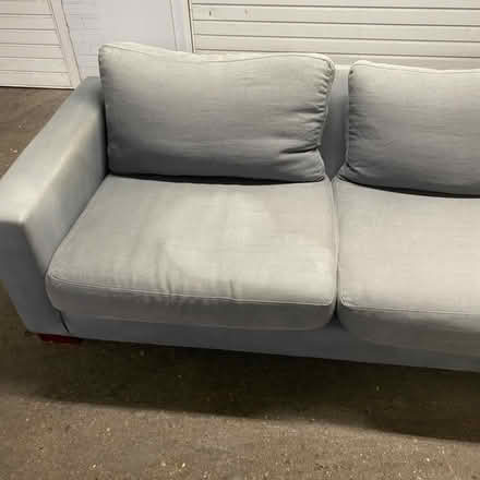 Photo of free habitat grey sofa first come first (N79DE) #2
