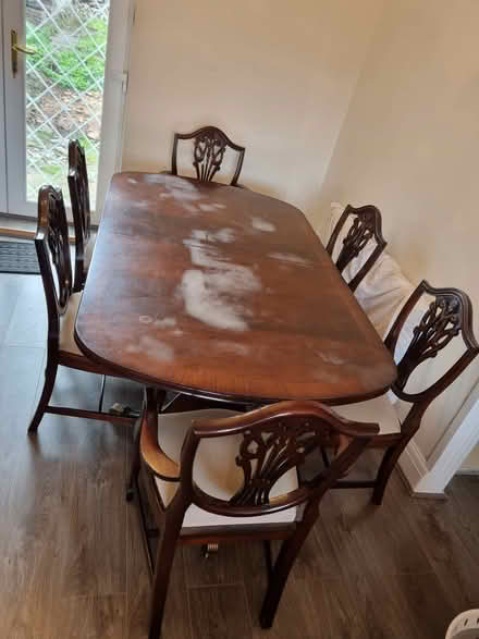 Photo of free Large Dining Table and Chairs (Rotherham, S60) #1