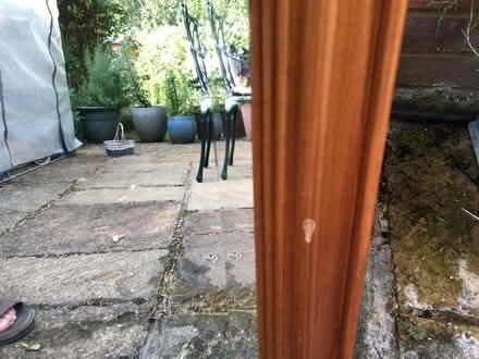Photo of free Larger mirror in wooden frame (SG4 Hitchin) #3