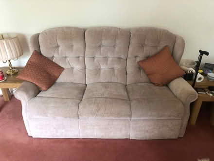 Photo of free Rise and recline arm chair + sofa + arm chair (The Grange NN11) #4