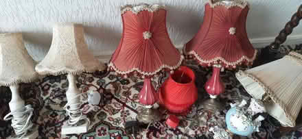 Photo of free Antique table lamps (KT6 Surbiton) #1