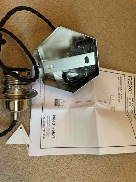 Photo of free Next Brass Pendant light (Oxley Park MK4) #2