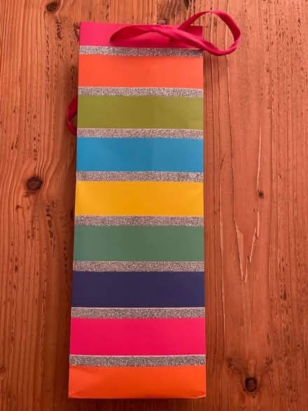 Photo of free Multicoloured bottle gift bag (201 Streatham High Road) #1