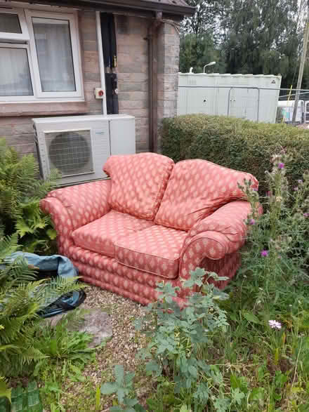 Photo of free 2 seater settee (Sandford EX17) #1