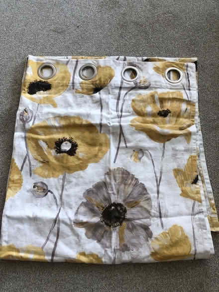 Photo of free 3 pairs of eyelet linen curtains (MK41) #1