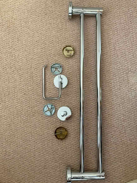 Photo of free Bathroom towel rail, towel hook, toilet roll holder (Broughton Street EH3) #1