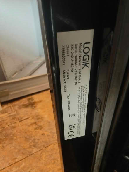 Photo of free Logik Oven- 2 years old (Lincoln Street, Hanover) #2