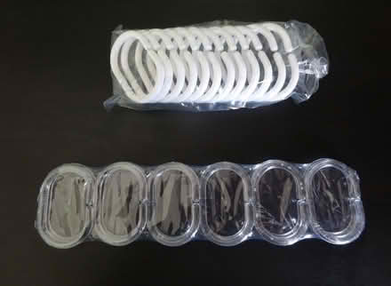 Photo of free shower curtain hooks (Rushwick WR2) #1