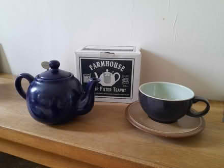 Photo of free Tea pot and Denby cup and saucer (Larkhall, Bath BA1) #1