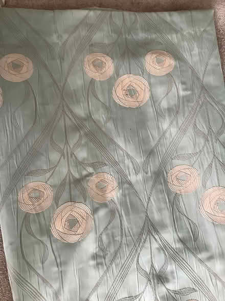 Photo of free Pretty lined curtains (Hingham Norfolk NR9 4JU) #3