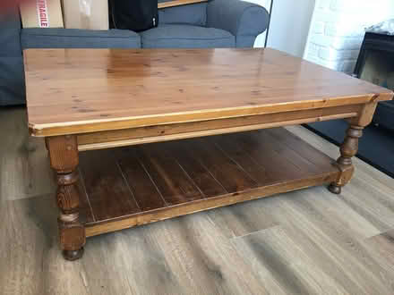 Photo of free Wooden coffee table (Roehampton SW15) #2