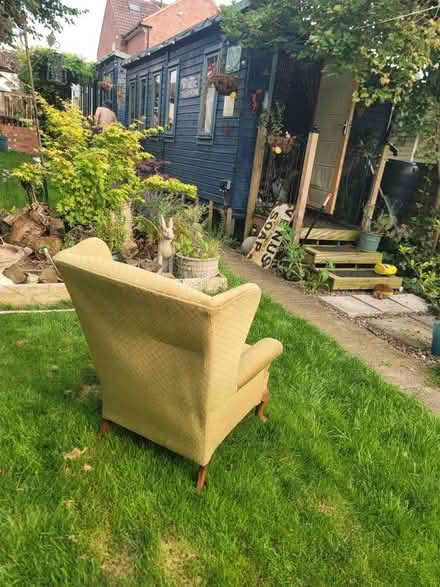 Photo of free Olive Green Parker Knoll Chair (B61-catshill) #3