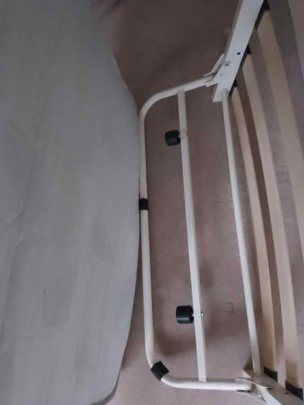 Photo of free Single mattress plus metal frame (Eltham SE9) #2