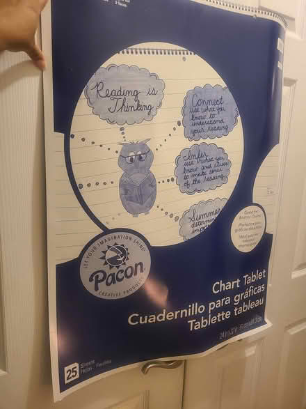 Photo of free Stemmed glasses, paper flip chart (Bladensburg) #2