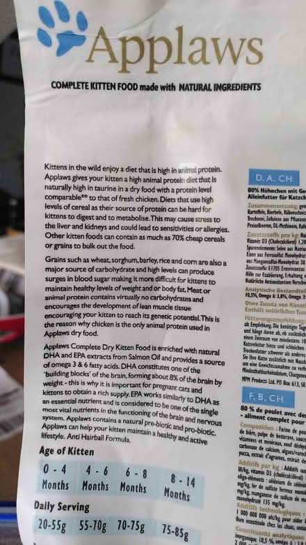 Photo of free Dry cat food (Tooting, SW17) #3