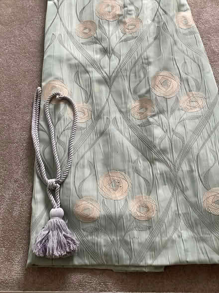 Photo of free Pretty lined curtains (Hingham Norfolk NR9 4JU) #2