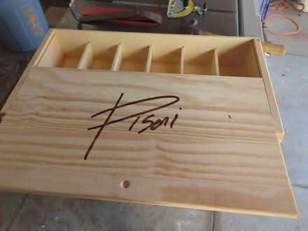 Photo of free Wood wine box (Burlingame Easton Addition) #2