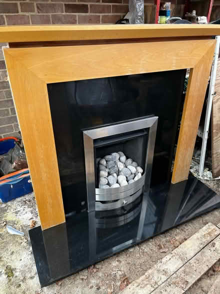 Photo of free Gas fire and surround (Crawley Down) #1