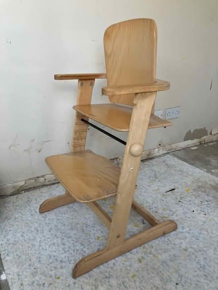Photo of free Wooden High Chair (St Leonard’s TN38) #1