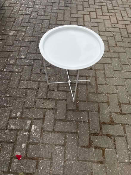 Photo of free Portable small round casual table (Poets MK40) #1