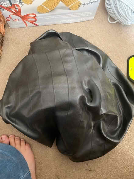 Photo of free Grey yoga ball (uninflated) (En5 3da) #1