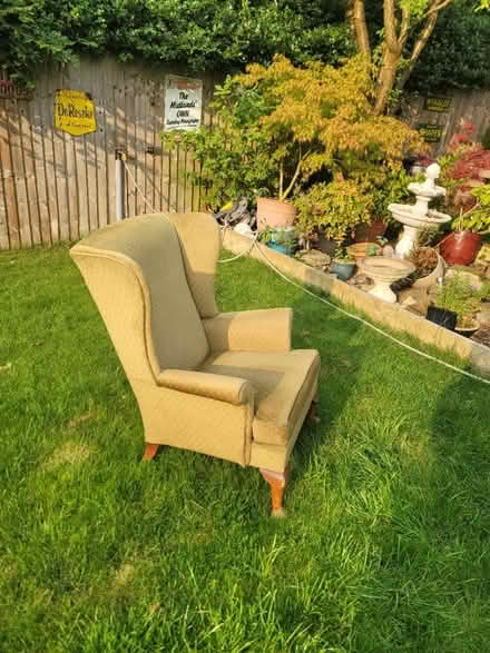 Photo of free Olive Green Parker Knoll Chair (B61-catshill) #2