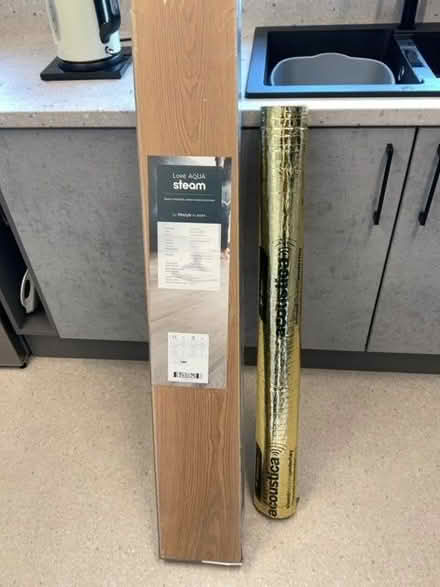 Photo of free Pack of laminate and part roll of underlay. (Wadsley Bridge S5) #1