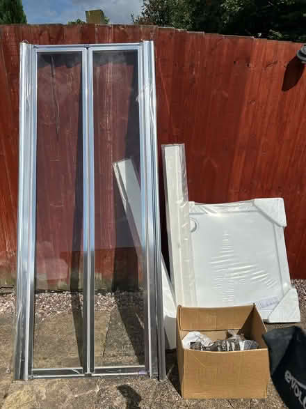 Photo of free Shower base and door etc (Eccles, M30) #1