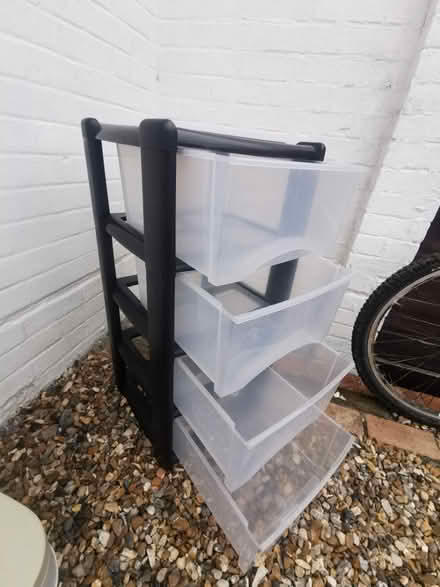 Photo of free Plastic storage drawers (ME8) #3