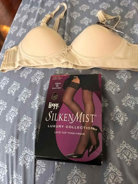 Photo of free 40B size bra. Stockings black (Wood-Ridge) #1