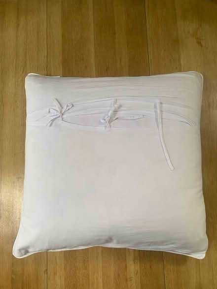 Photo of free Large white cushion (Barnes SW13) #2