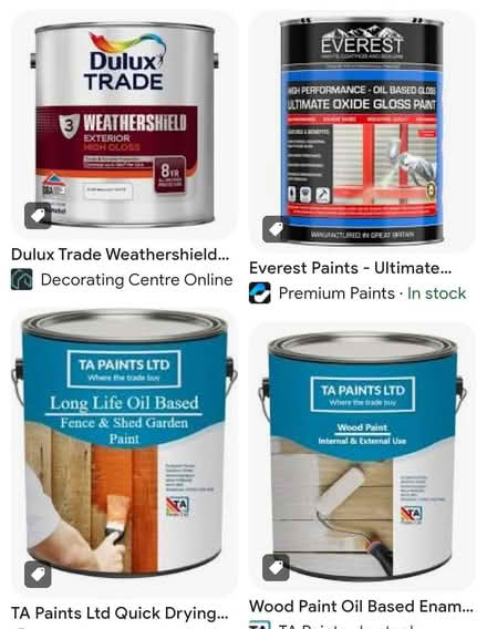 Photo of Outdoor Oil Based Paint + Brushes. (Temple Street OX4) #1