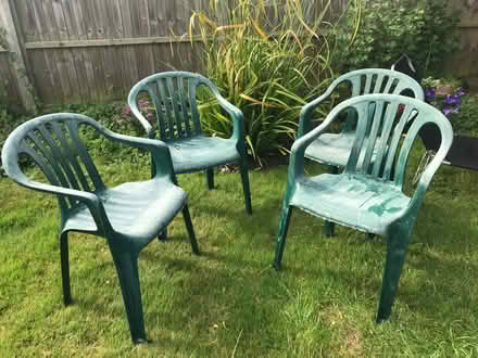 Photo of free 4 garden chairs (Farlington PO6) #1