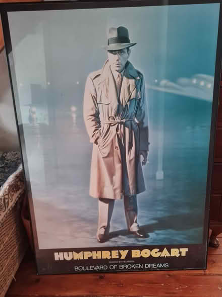 Photo of free Framed Humphrey Bogart print (Glenageary, Co. Dublin) #1