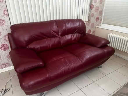 Photo of free Harvey Two seater leather sofa (Sidcup kent) #1
