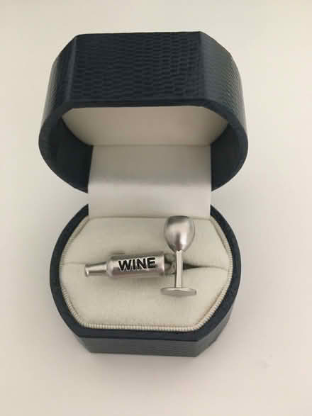 Photo of free Wine themed cuff links (Millwall E14) #1