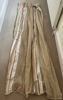 Photo of free Curtains - gold/cream voile (Pinner HA5) #1