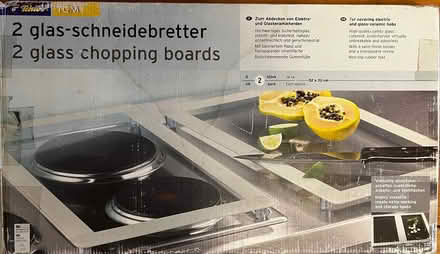 Photo of free Glass chopping boards (2) (Borough Green TN15) #1