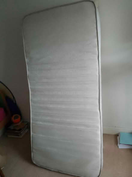 Photo of free Single mattress plus metal frame (Eltham SE9) #1