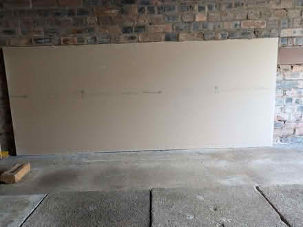 Photo of free 0.98 x 2.4 m sheet of 9.5 mm plasterboard (Bonaly EH13) #1