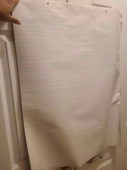 Photo of free Stemmed glasses, paper flip chart (Bladensburg) #3