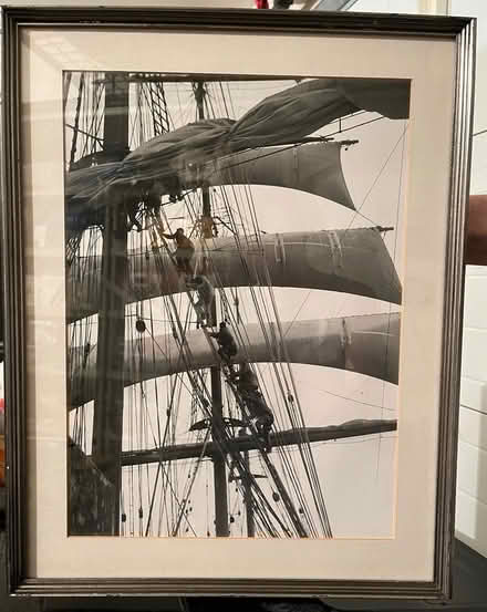 Photo of free Framed Sailing Ship photo (Near Slaters Lane.) #1