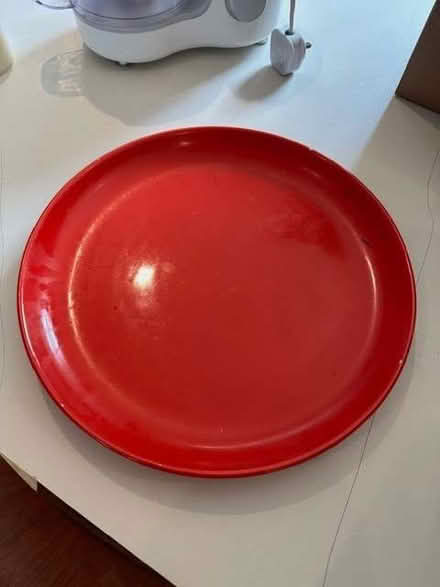 Photo of free Large red ceramic serving plate (Grandpont OX1) #1