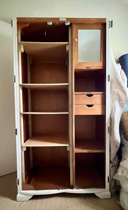 Photo of free Vintage wardrobe (no doors) storage/shop display (Charmouth DT6) #1