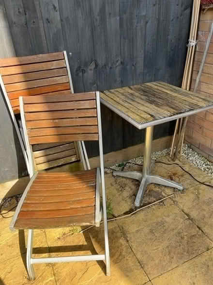 Photo of free Bistro table & chairs (Eynsham OX29) #1