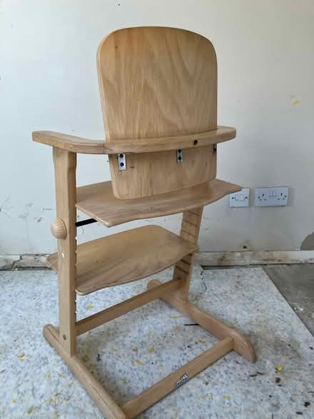 Photo of free Wooden High Chair (St Leonard’s TN38) #3