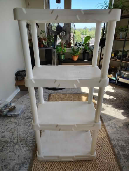 Photo of free Plastic storage shelves (Central District) #1