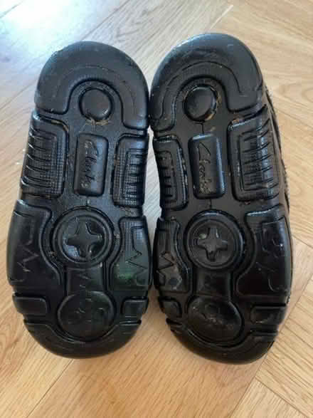 Photo of free Clarks boys black school shoes size 10 (Kingston Vale SW15) #2